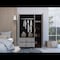 Tuhome Bolton 120 Mirrored Armoire, 2 Door Cabinet, 2 Drawers, Door W/ Mirror, Rods, Black/Light Gray CWZ5950 - alternate 1